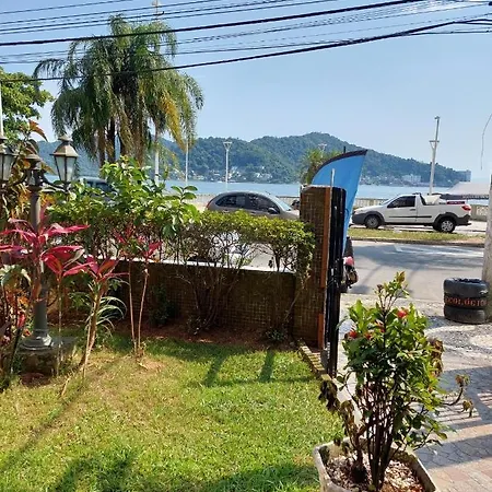 Apto Frente A Praia, Aconchegante, Vista Lateral Pro Mar! São Vicente Exterior photo