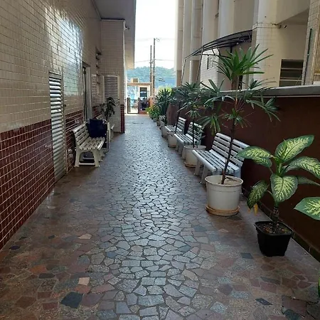 Apto Frente A Praia, Aconchegante, Vista Lateral Pro Mar! São Vicente Exterior photo